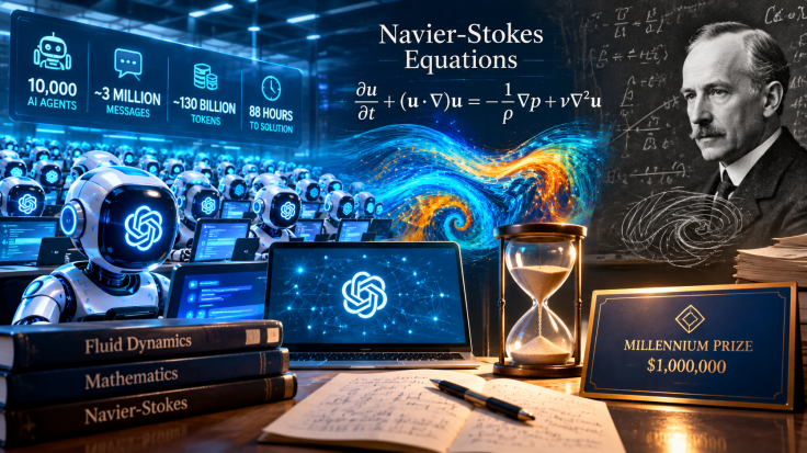OpenAI Claims Breakthrough on Millennium Prize Problem: Navier-Stokes Existence and Smoothness Solved in 88 Hours