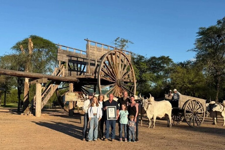 Paraguay's Chaco Region Breaks Guinness World Record for the World's Largest Ox Cart